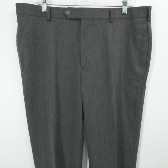 Brooks Brothers Pants Mens 37x30 Gray Madison Wool Dress Business Office - Picture 8 of 15